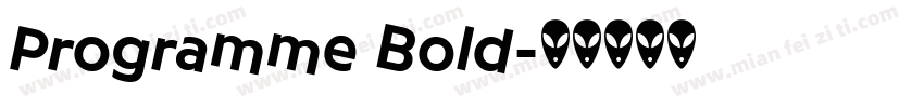 Programme Bold字体转换